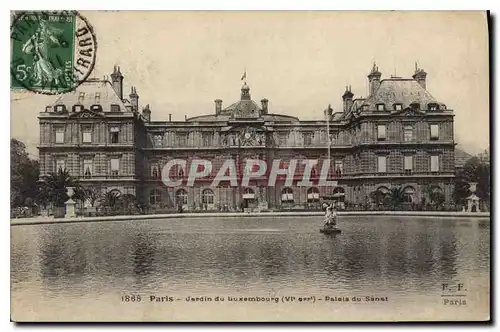 Ansichtskarte AK Paris Jardin du Luxembourg Palais du Senat