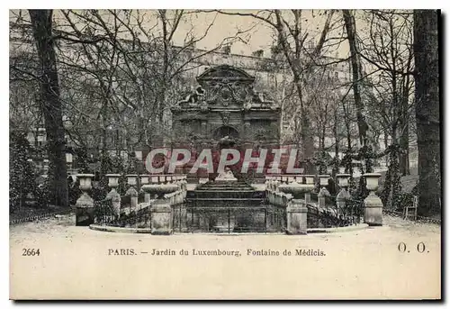 Cartes postales Paris Jardin du Luxembourg Fontaine de Medicis