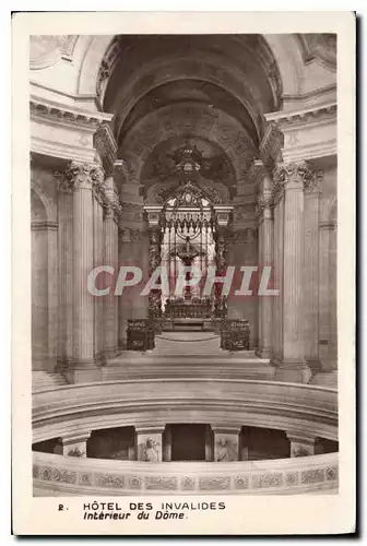 Cartes postales Hotel des Invalides Interieur du Dome