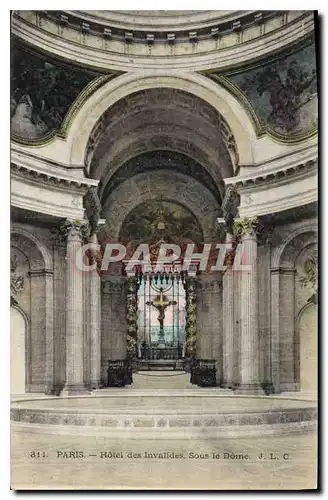 Cartes postales Paris Hotel des Invalides Sous le Dome