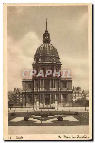 Ansichtskarte AK Paris Le Dome des Invalides