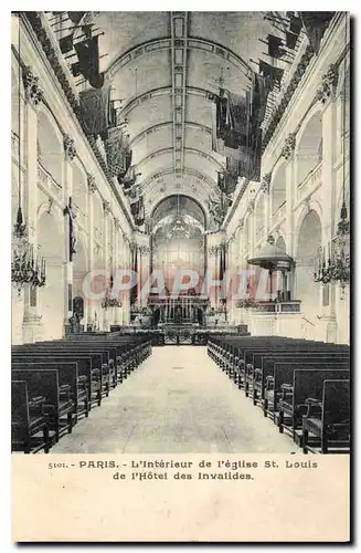 Ansichtskarte AK Paris L'Interieur de l'Eglise St Louis de l'Hotel des Invalides