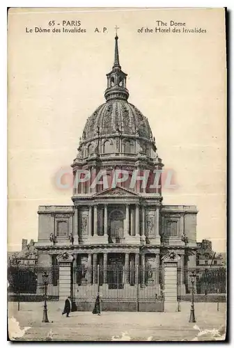 Ansichtskarte AK Paris Le Dome des Invalides