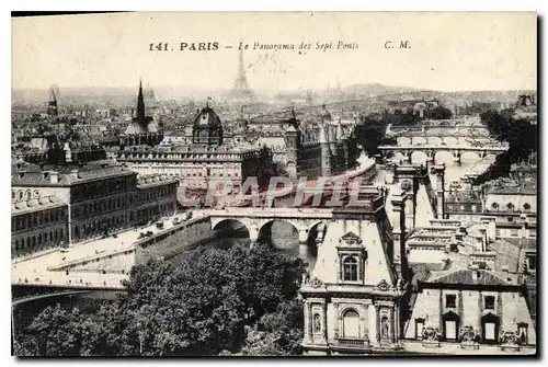 Cartes postales Paris Le Panorama des Sept Ponts