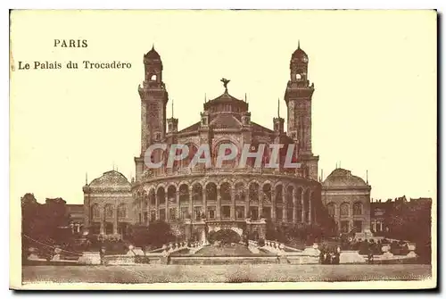 Ansichtskarte AK Paris Le Palais du Trocadero