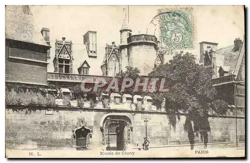 Cartes postales Paris Musee de Cluny