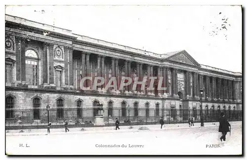 Ansichtskarte AK Paris Colonnades du Louvre