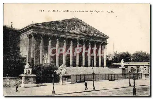 Cartes postales Paris La Chambre des Deputes