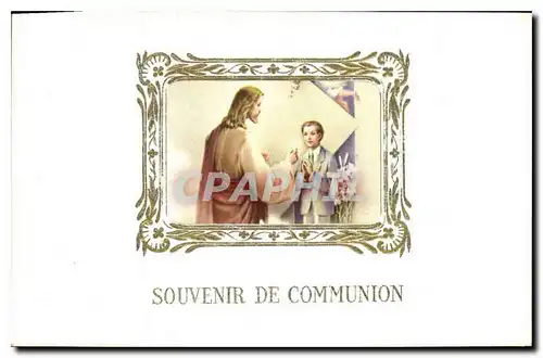 Ansichtskarte AK Souvenir de Communion