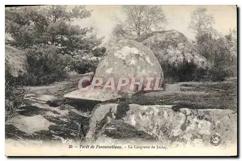 Ansichtskarte AK Foret de Fontainebleau La Casquette de Jockey