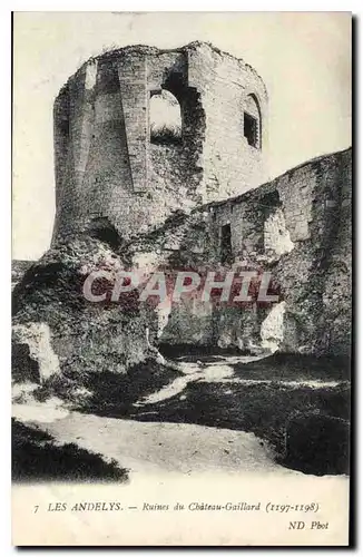 Cartes postales Les Andelys Ruines du Chateau Guillard