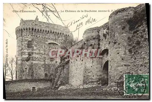 Cartes postales Dinan Le Chateau de la Duchesse Anne