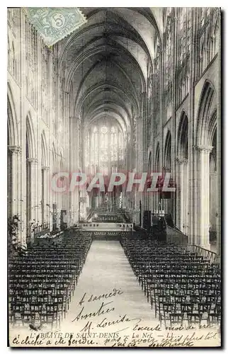 Cartes postales L'Abbaye de Saint Denis La Nef