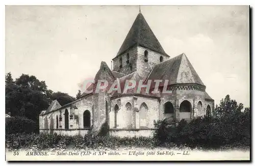 Ansichtskarte AK Amboise Saint Denis L'Eglise cote Sud Est
