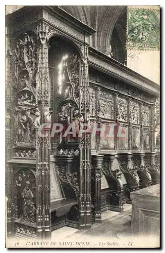 Cartes postales L'Abbaye de Saint Denis Les Stalles