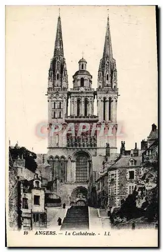 Cartes postales Angers La Cathedrale