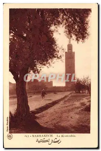 Cartes postales Marrakech La Koutiubia