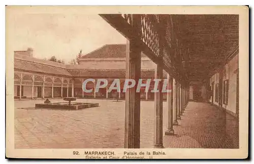 Ansichtskarte AK Marrakech Palais de la Bahia