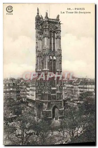 Cartes postales Paris La Tour Saint Jacques