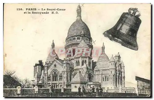 Ansichtskarte AK Paris Le Sacre Coeur et la Savoyarde cloche