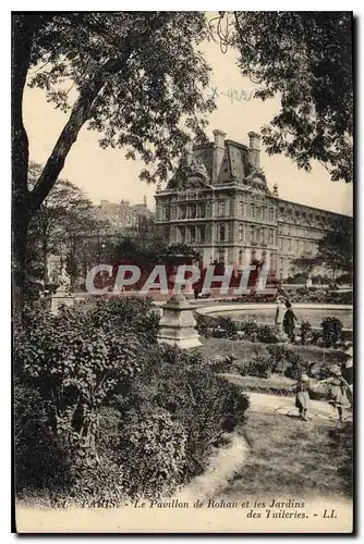 Ansichtskarte AK Paris Le Pavillon de Rohan et les Jardins des Tuileries Bateau