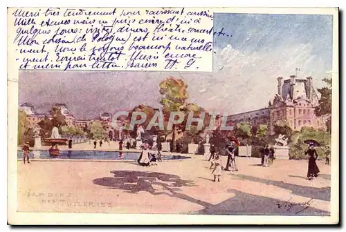 Cartes postales Jardin des Tuileries