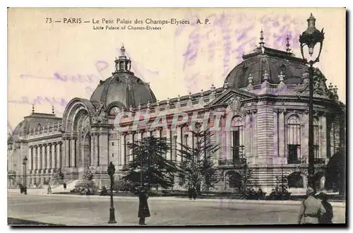 Ansichtskarte AK Paris Le Petit Palais des Champs Elysees