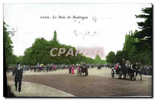 Cartes postales Paris Le Bois de Boulogne