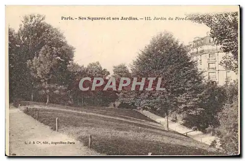 Cartes postales Paris Ses Squares et ses Jardins Jardin du Pere Lachaise