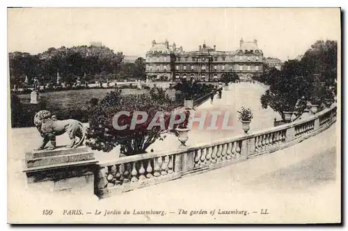 Cartes postales Paris Le Jardin du Luxembourg