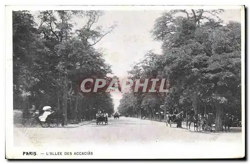 Ansichtskarte AK Paris L'Allee des Accacias