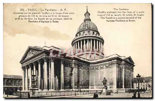 Cartes postales Paris Le Pantheon