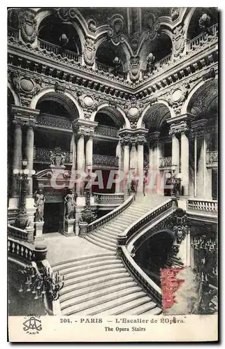Ansichtskarte AK Paris L'Escalier de l'Opera