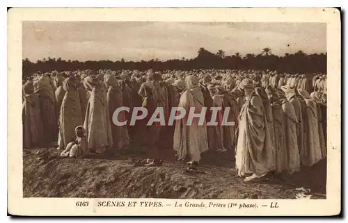 Cartes postales Scenes et Types La Grande Priere