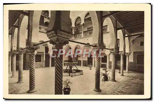 Cartes postales Alger Interieur de la Bibliotheque Nationale
