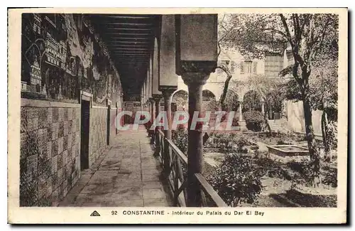 Cartes postales Constantine Interieur du Palais du Dar El Bey