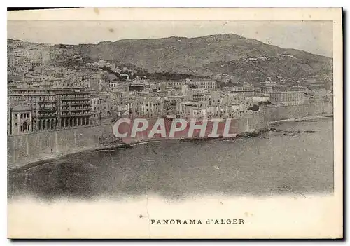 Cartes postales Panorama d'Alger