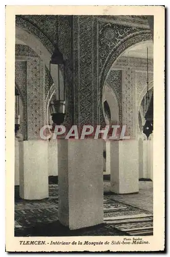 Ansichtskarte AK Tlemcen Interieur de la Mosquee de Sidi bou Medine