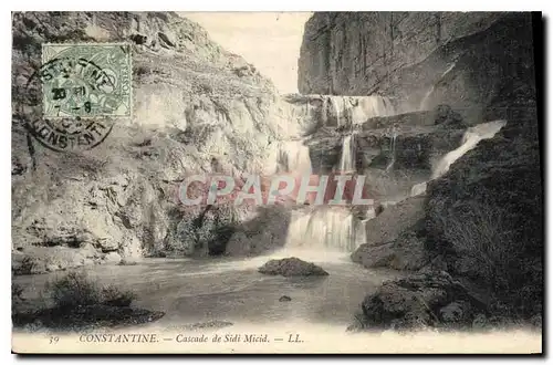 Cartes postales Constantine Cascade de Sidi Micid