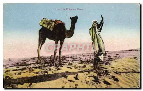 Cartes postales La Priere au desert