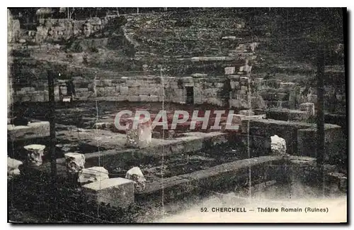 Cartes postales Cherchell Theatre Romain Ruines