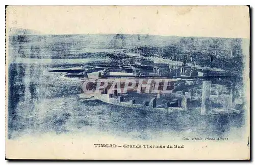 Cartes postales Timgad Grands Thermes du Sud