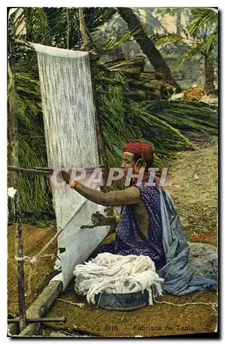 Cartes postales Fabrique de Tapis