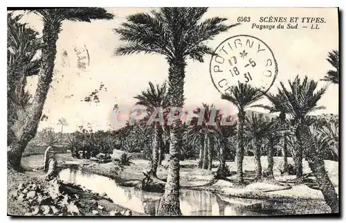 Cartes postales Scenes et Types Paysage du Sud
