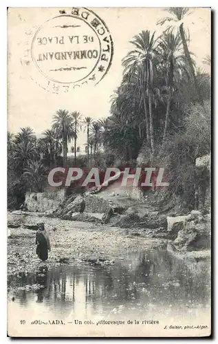 Cartes postales Bou Saada Un coin pittoresque de la riviere