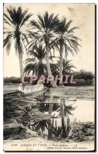 Cartes postales Scenes et Types Puits Arlesien