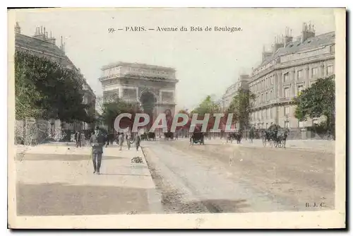 Cartes postales Paris Avenue du Bois de Boulogne