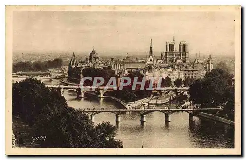 Cartes postales Paris La Cite City Notre Dame Bridges