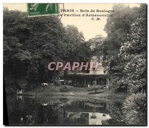 Ansichtskarte AK Paris Bois de Boulogne Pavillon d'Armenonville