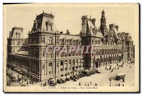 Cartes postales Paris Hotel de Ville